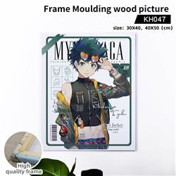my hero academia anime Wooden frame painting 40*50cm