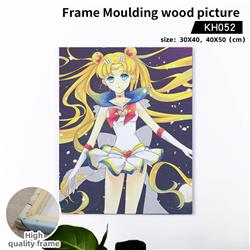 SailorMoon anime Wooden frame painting 30*40cm