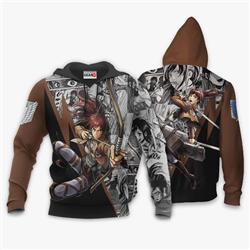 Attack on Titan anime hoodie & zip hoodie 20 styles