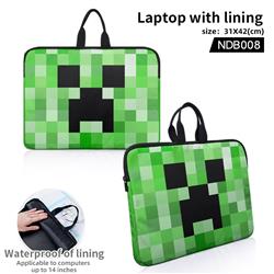 Minecraft anime laptop with lining