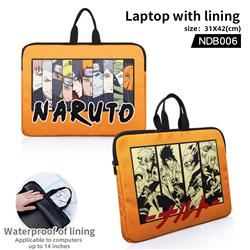 naruto anime laptop with lining