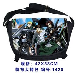 attack on titan anime bag 42*38cm