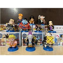 one piece anime figure for 10 pcs/set 4.5cm