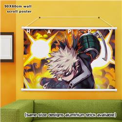 my hero academia anime wallscroll 90*60cm