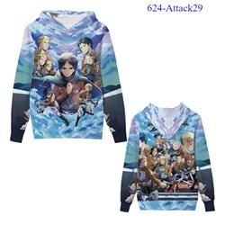 attack on titan anime hoodie