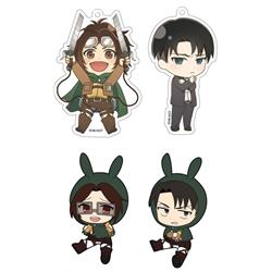 Attack on Titan anime car sticker price for a set of 4 pcs