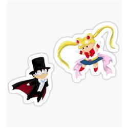 Sailor Moon anime car sticker 2 styles price for a set of 2\3 pcs