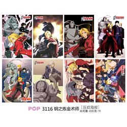 fullmetal alchemist anime posters price for a set of 8 pcs