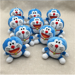 Doraemon anime plush for 10 pcs 11cm