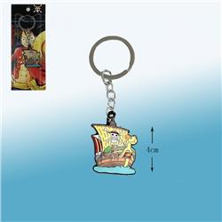 one piece anime keychain