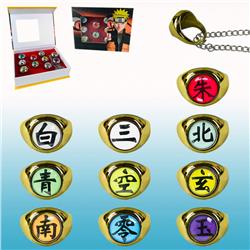 naruto anime rings price for a set of 10 pcs