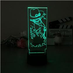 one piece anime 7 colours LED light