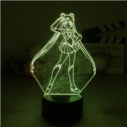 SailorMoon anime 7 colours LED light