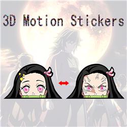 demon slayer kimets anime 3d sticker