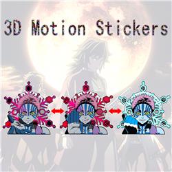 demon slayer kimets anime 3d sticker