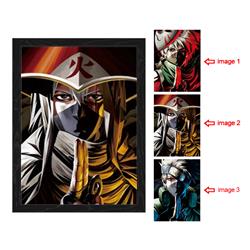 naruto anime 3d poster painting with frame 29.5*39.5cm