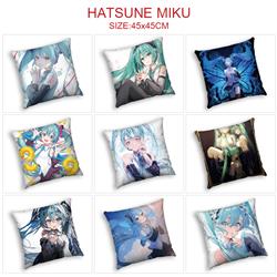 miku hatsune anime cushion 45*45cm