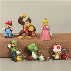 super mario anime keychain price for a set of 6 pcs
