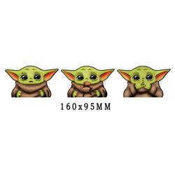 Mandalorian Baby Yoda 3d sticker
