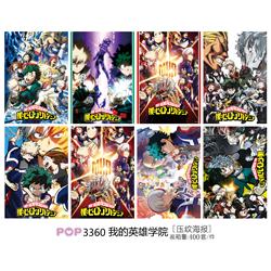 my hero academia anime poster price for a set of 8 pcs