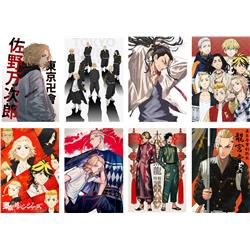 Tokyo Revengers anime posters price for a set of 8 pcs
