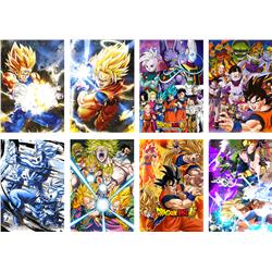 dragon ball anime posters price for a set of 8 pcs