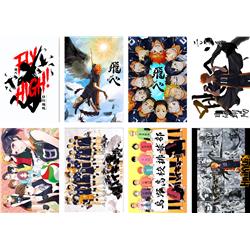 haikyuu anime posters price for a set of 8 pcs