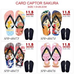 Card Captor Sakura anime flip flops shoes slippers a pair