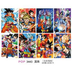 dragon ball anime poster price for a set of 8 pcs