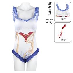 Genshin Impact Noelle anime Swimsuit cosplay