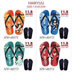 haikyuu anime flip flops shoes slippers a pair