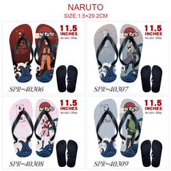 naruto anime flip flops shoes slippers a pair