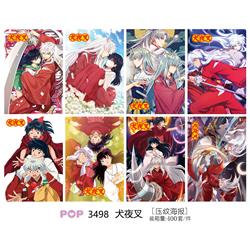 Inuyasha anime poster price for a set of 8 pcs