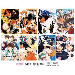 haikyuu anime poster price for a set of 8 pcs