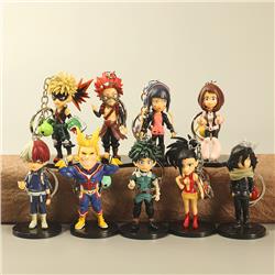 my hero academia anime keychain price for a set of 9pcs