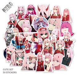 Darling in the franxx anime sticker 50 pcs/set