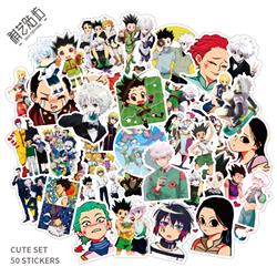 hunter anime sticker 50 pcs/set