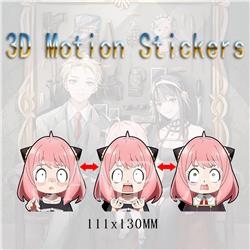 SPY×FAMILY anime 3d sticker