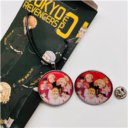 Tokyo Revengers anime necklace+brooch