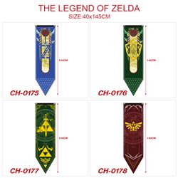 the legend of zelda anime flag 40*145cm