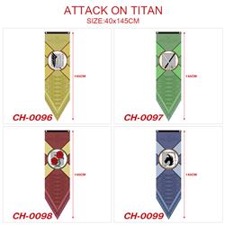 attack on titan anime flag 40*145cm