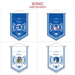 Sonic anime flag 90*60cm