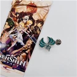 Genshin Impact Noelle anime brooch