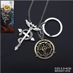 fullmetal alchemist anime keychain