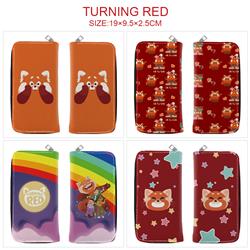 Turning Red anime wallet