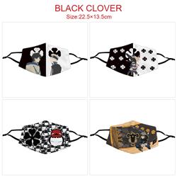 Black Clover anime mask for 5pcs
