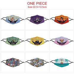 one piece anime mask for 5pcs