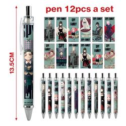 Spy x Family anime pen 12pcs a set