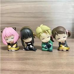 Spy x Family anime figure 5cm for 4pcs