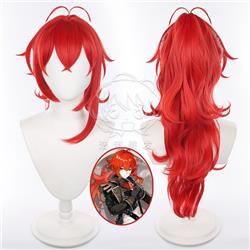 Genshin Impact Noelle anime wig